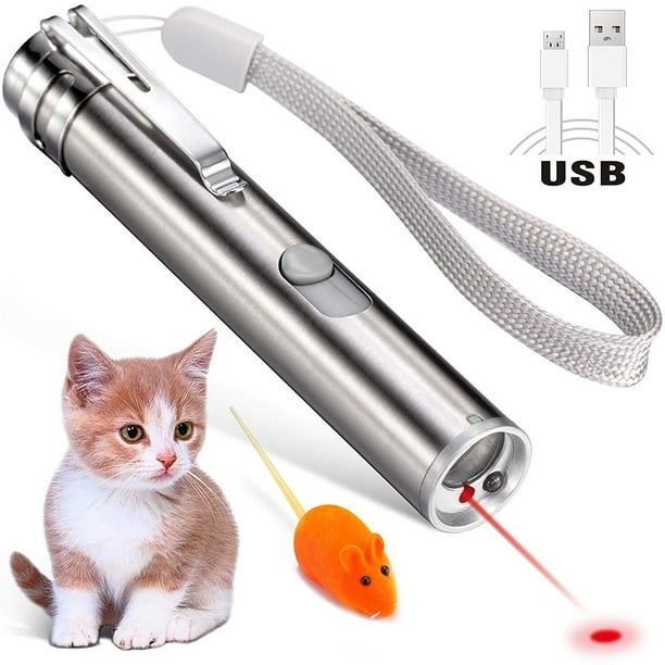 Laser Point Cat Toys,Cat and Dog Toys Handheld Pet Cat Toys 3 Modes USB Rechargeable Long Range Mice and Kitten Interactive Indoor and Outdoor Kitten for Pet Toys Laser Point Cat Toys,Cat and Dog Toys Handheld Pet Cat Toys 3 Modes USB Rechargeable Long Range Mice and Kitten Interactive Indoor and Outdoor Kitten for Pet Toys